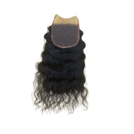 Curly Closures - 100% Raw Indian Temple Hair